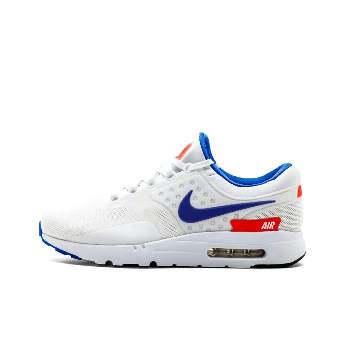 Nike Air Max ZERO Low Top Спортивная обувь Унисекс Белый Синий