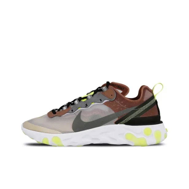 Nike React Element 87 Беговые кроссовки Низкий топ Унисекс