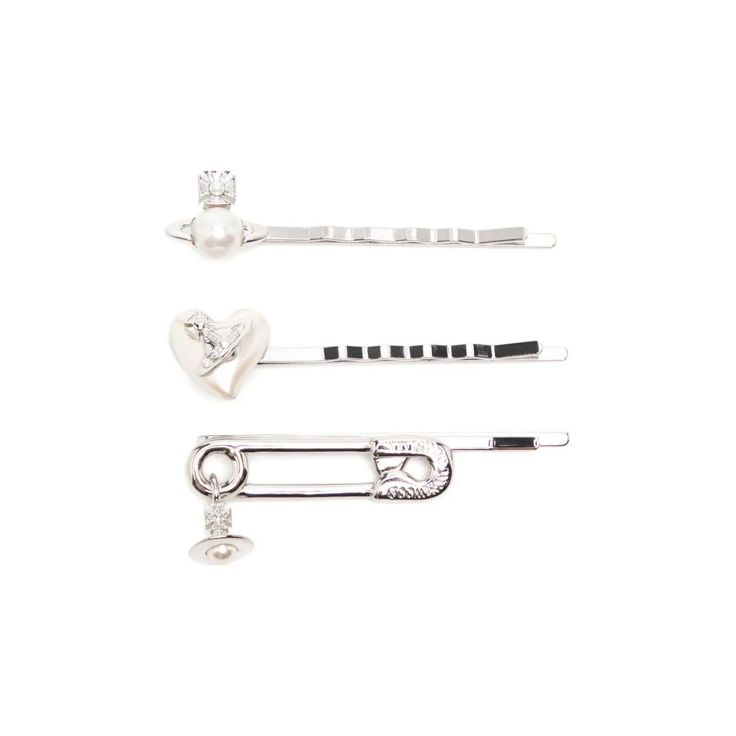 Vivienne Westwood Tilde Bobby Pin Set Of Three