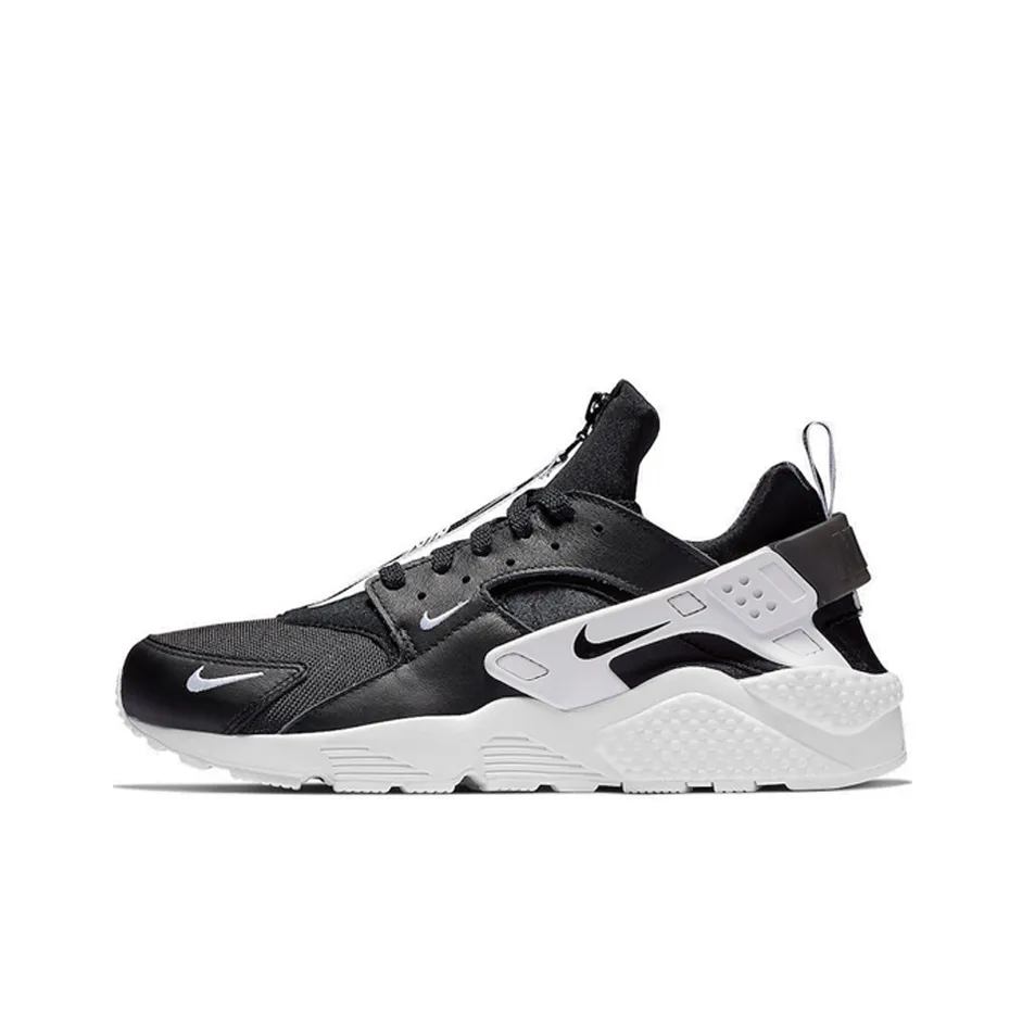 Nike Air Huarache Run Zip Black White