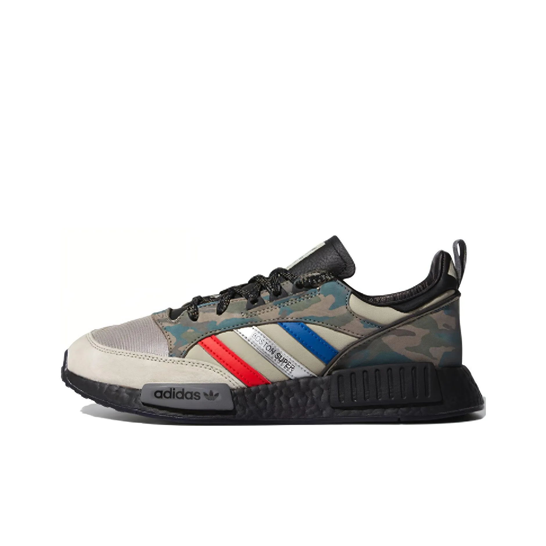 Adidas Originals Boston SuperXR1 Амортизирующие шоки противоскользящие низкий топ кроссовки для бега на марафон мужской камуфляж зеленый