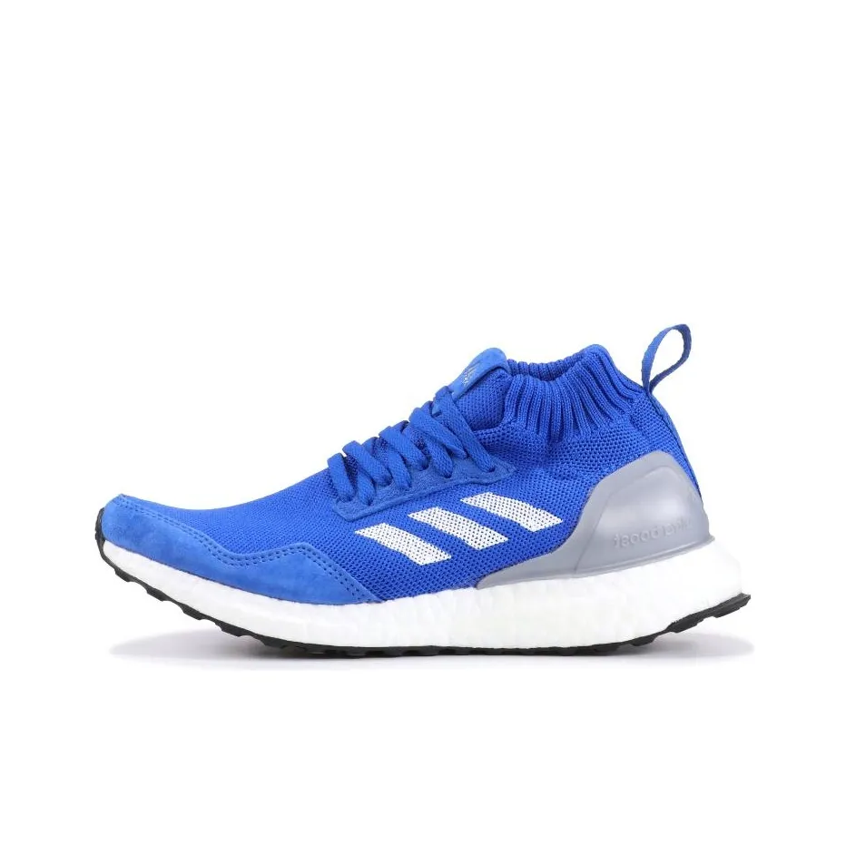 Adidas ULT Нескользящий Легкий MID Топ Повседневный Городской Коммутер Беговые кроссовки Унисекс Синий Белый