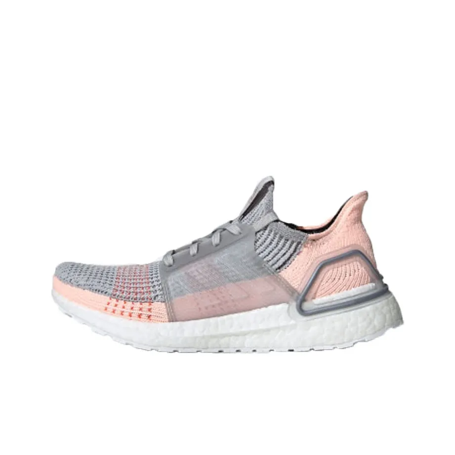 Adidas ULT Slip-on Устойчивый к истиранию Легкий Низкий Топ Беговые кроссовки Женские Розовый Серый Выпуск 2019 года