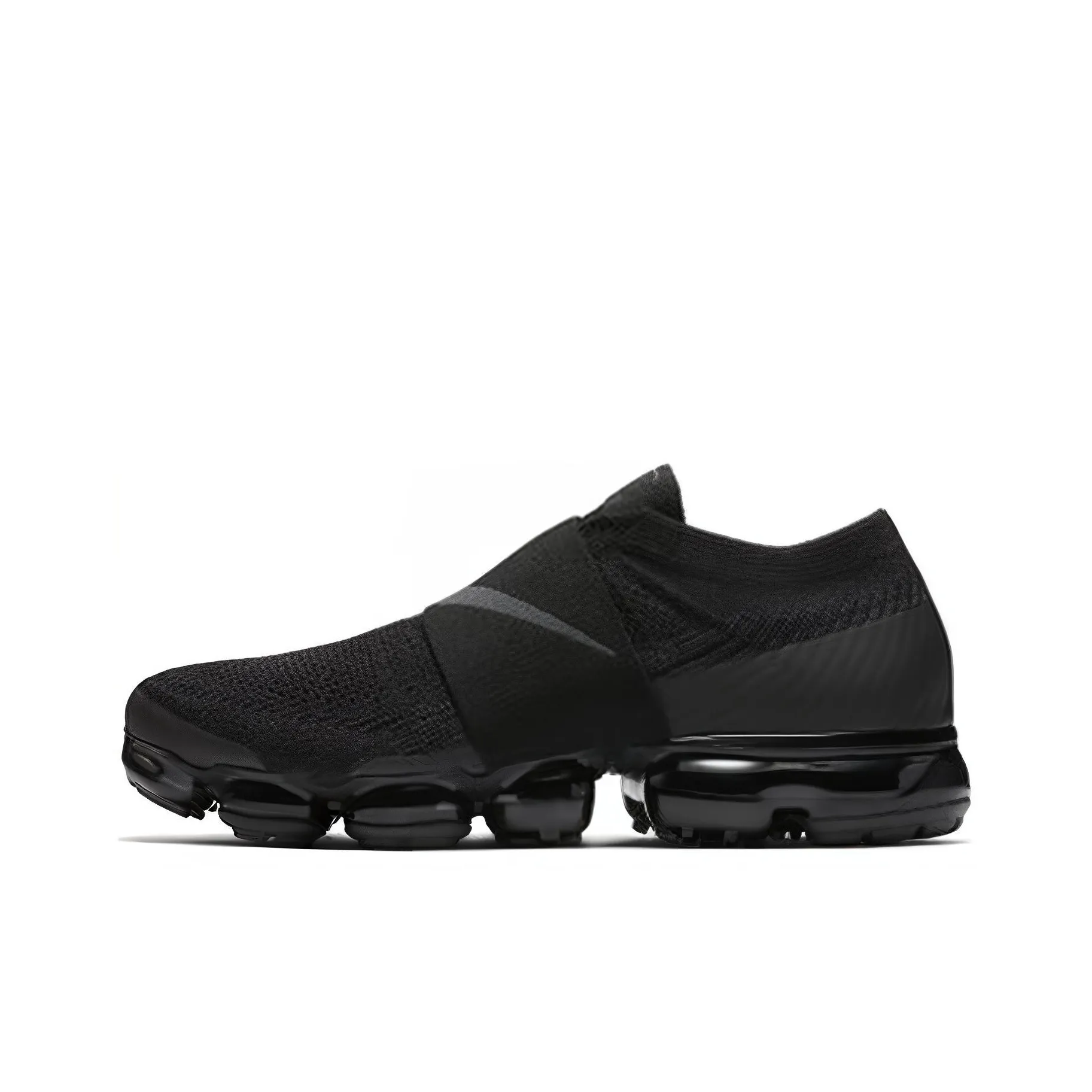 Nike Vapormax Moc Low Топ Беговые кроссовки Женские Черный