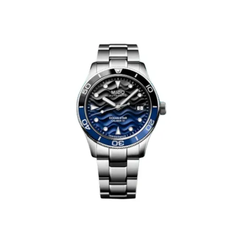 MIDO Автоматический Механический Movement Мужские Leader Submariner Часы 39 мм Черные