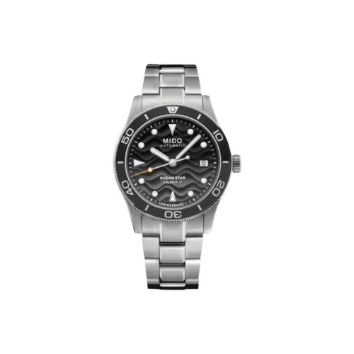 MIDO Автоматический Механический Movement Мужские Leader Submariner Часы 39 мм Черные