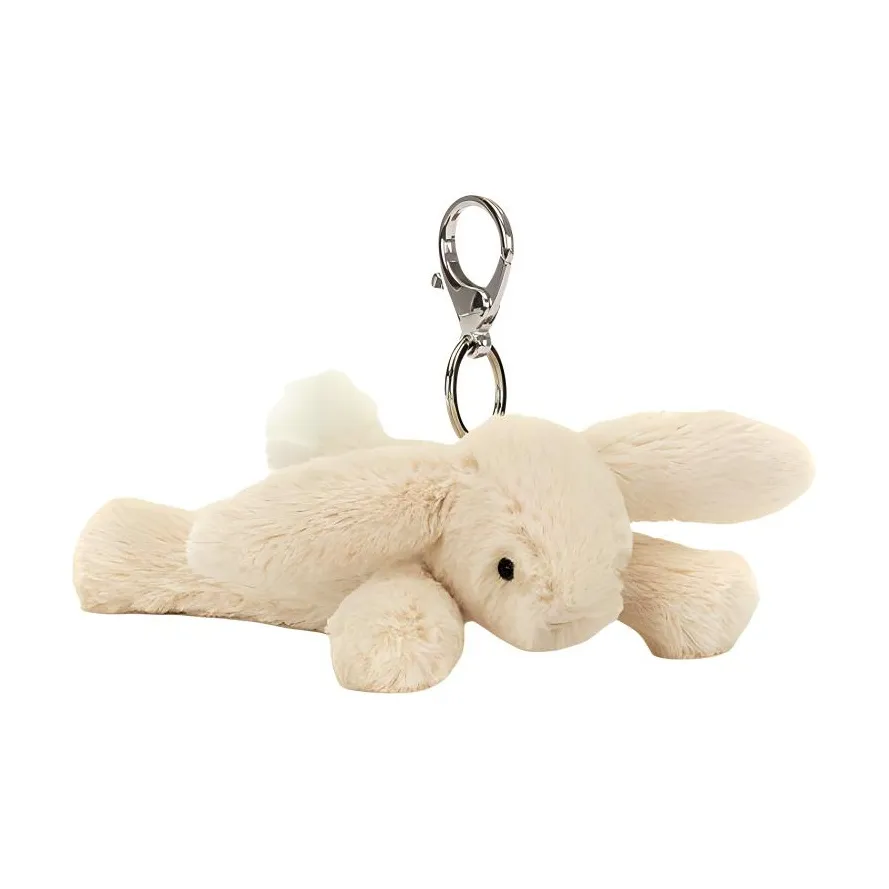 JELLYCAT Bunny Collection Smudge Кролик Bag Charm Кролик Кукла Плюшевая Подвеска 7 см Рекомендуемая высота в сидячем положении
