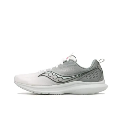 Saucony Kinvara 13 Беговые кроссовки Низкие Бело-серые Унисекс