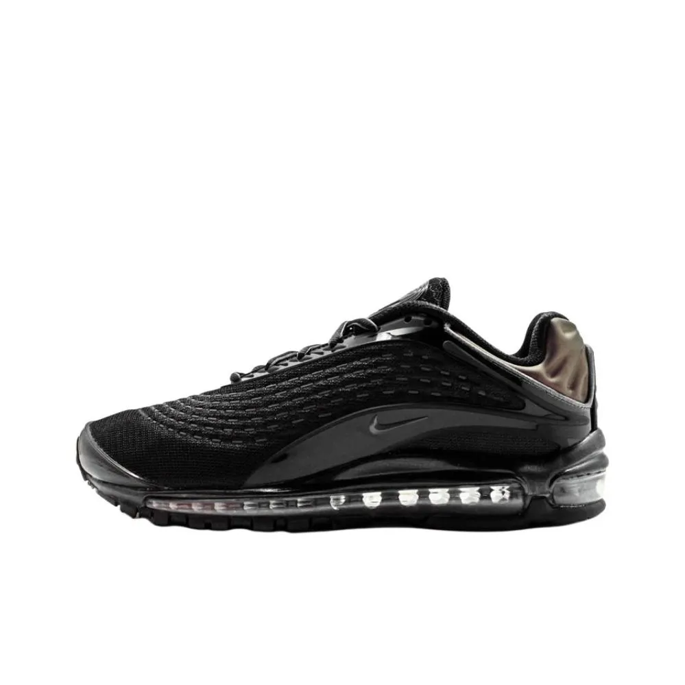 Nike Air Max DELUXE совместный низкий топ Air Cushion беговые кроссовки унисекс черный