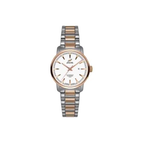 ENICAR Автоматический Механический Movement Женские Часы 30MM Белый