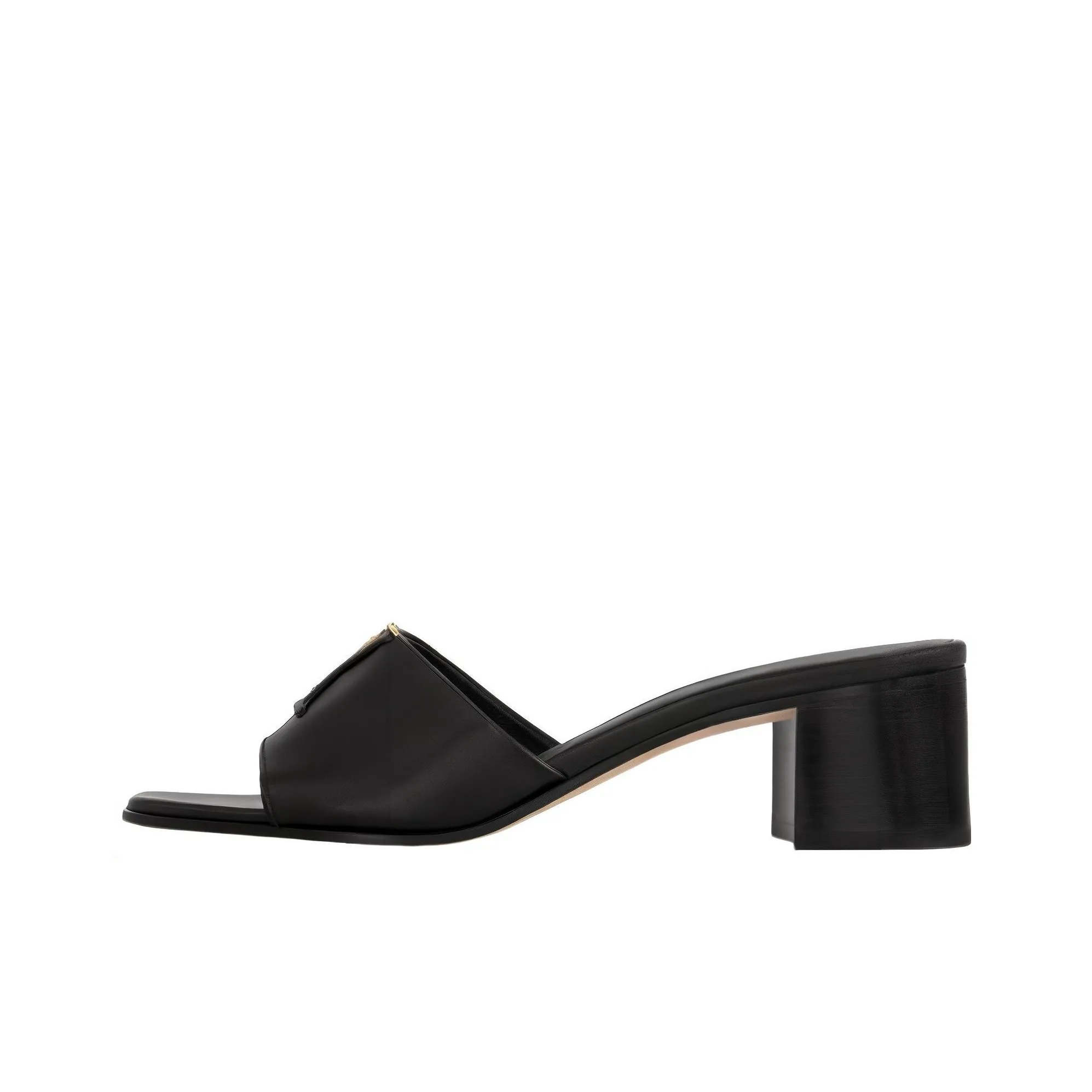 LOUIS VUITTON Capri Slip Resistant Slide Slippers Women's Black