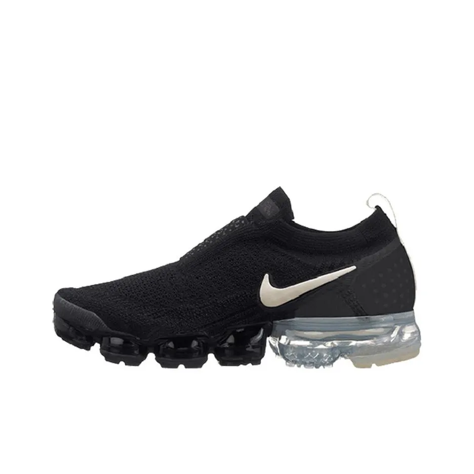 Nike VaporMax Moc 2 Low Топ Марафон Беговые кроссовки Женские Черный