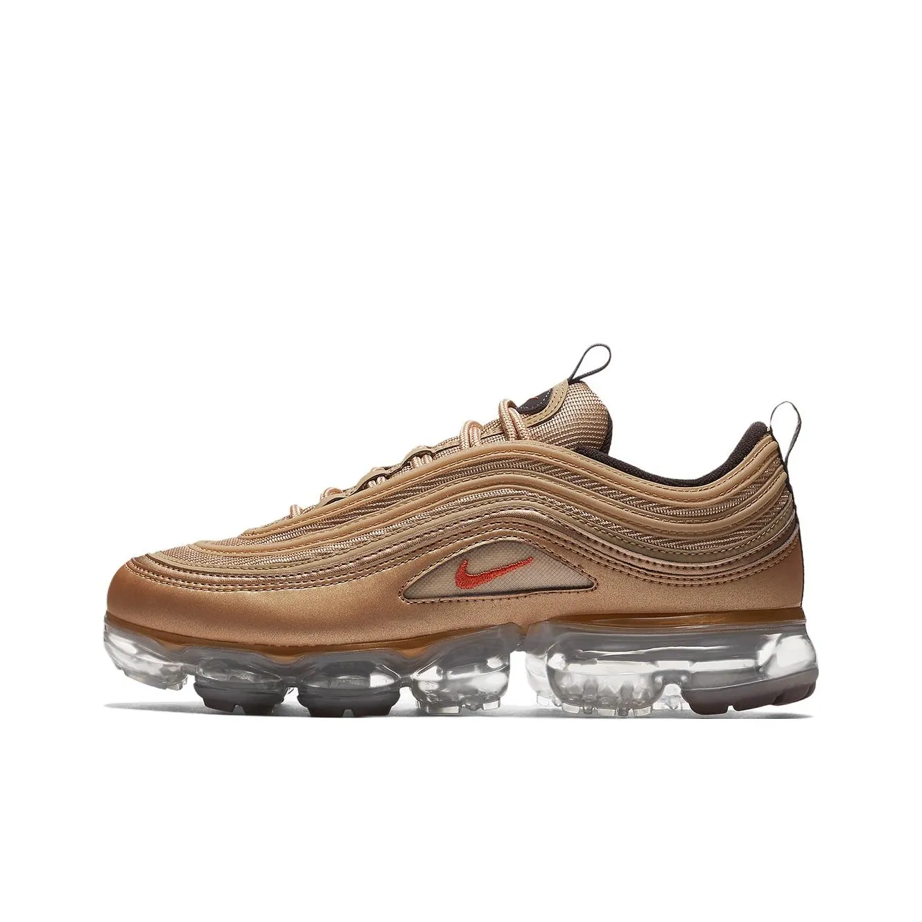 Nike Vapormax 97 Low Топ Air Cushion Повседневные Беговые Кроссовки Женские Коричневый