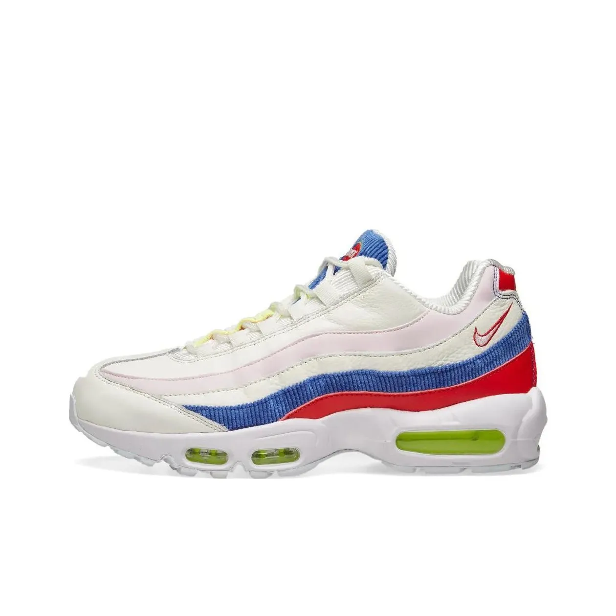 Nike Air Max 95 Low Топ Марафон Беговые кроссовки Женские Белые Радужные