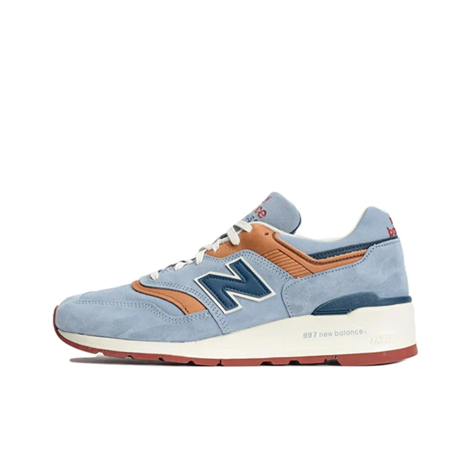 New Balance NB 997 Low Топ Беговые кроссовки Мужские Светло-синие