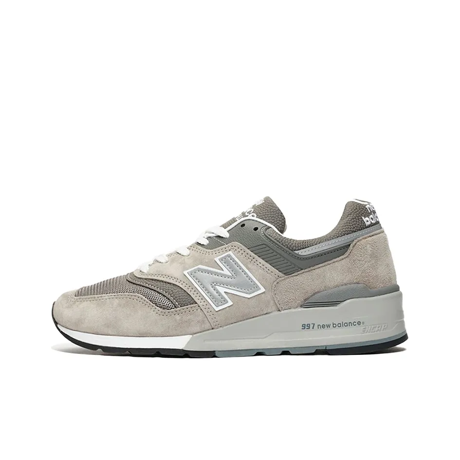 New Balance NB 997 Low Топ Повседневные Беговые Кроссовки Унисекс Heritage Серый Сделано в США