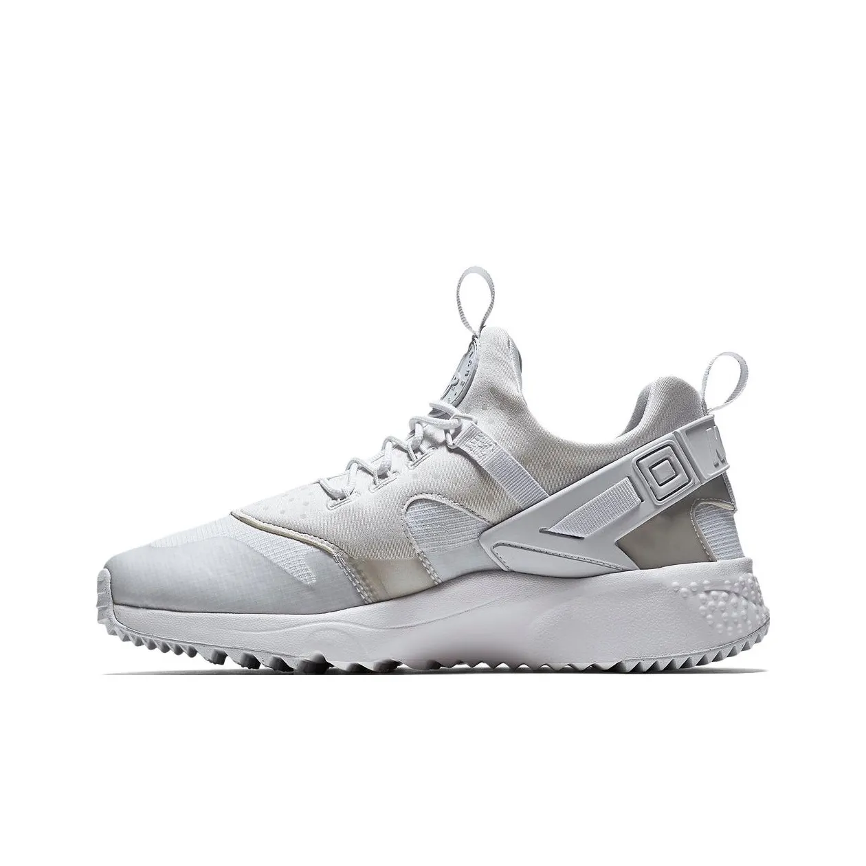 Nike Air Huarache Shock Absorbers Slip-resistant Low Top Беговые кроссовки Мужские Белые