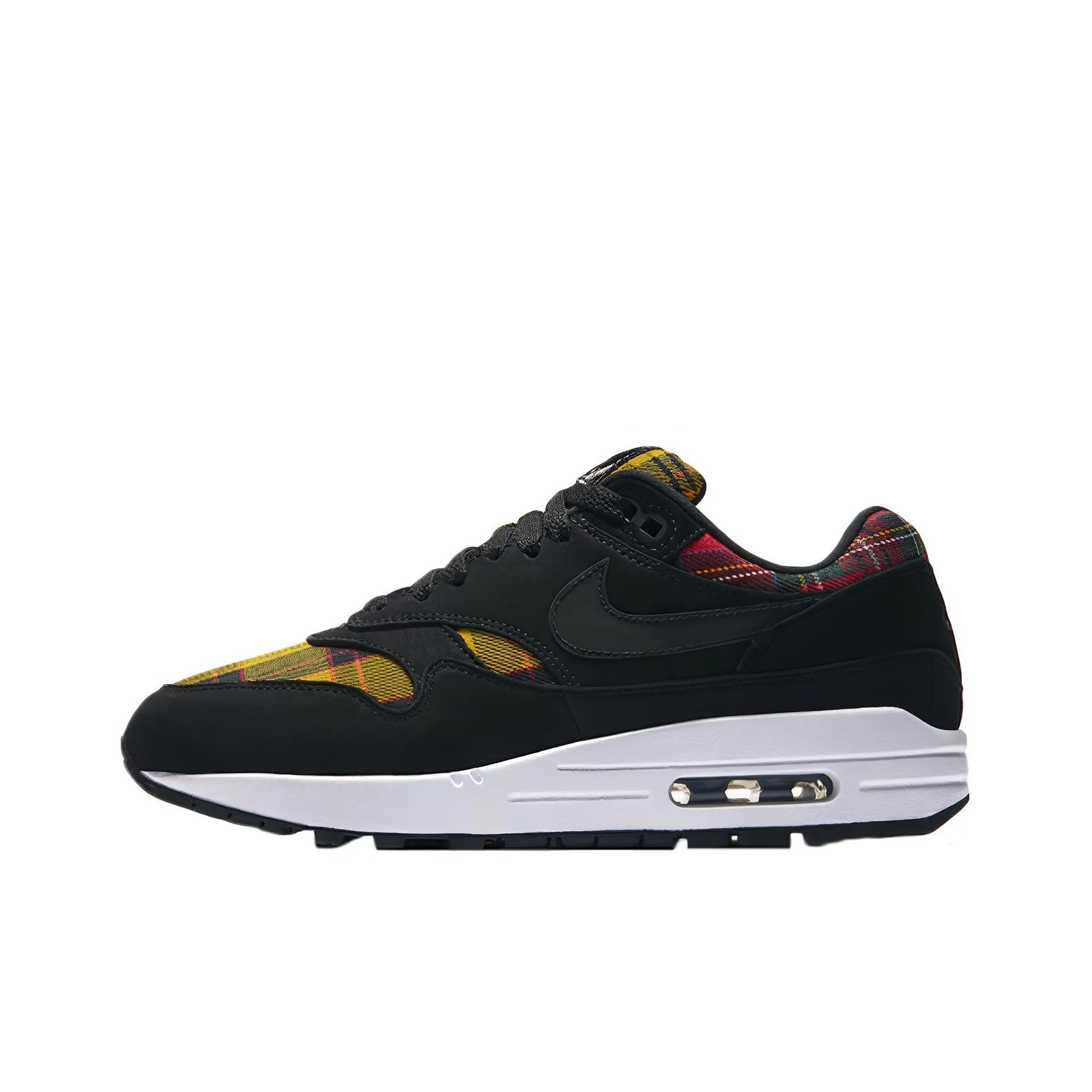 Nike Air Max 1 Low Top Air Cushion Повседневные Беговые Кроссовки Женские Черные