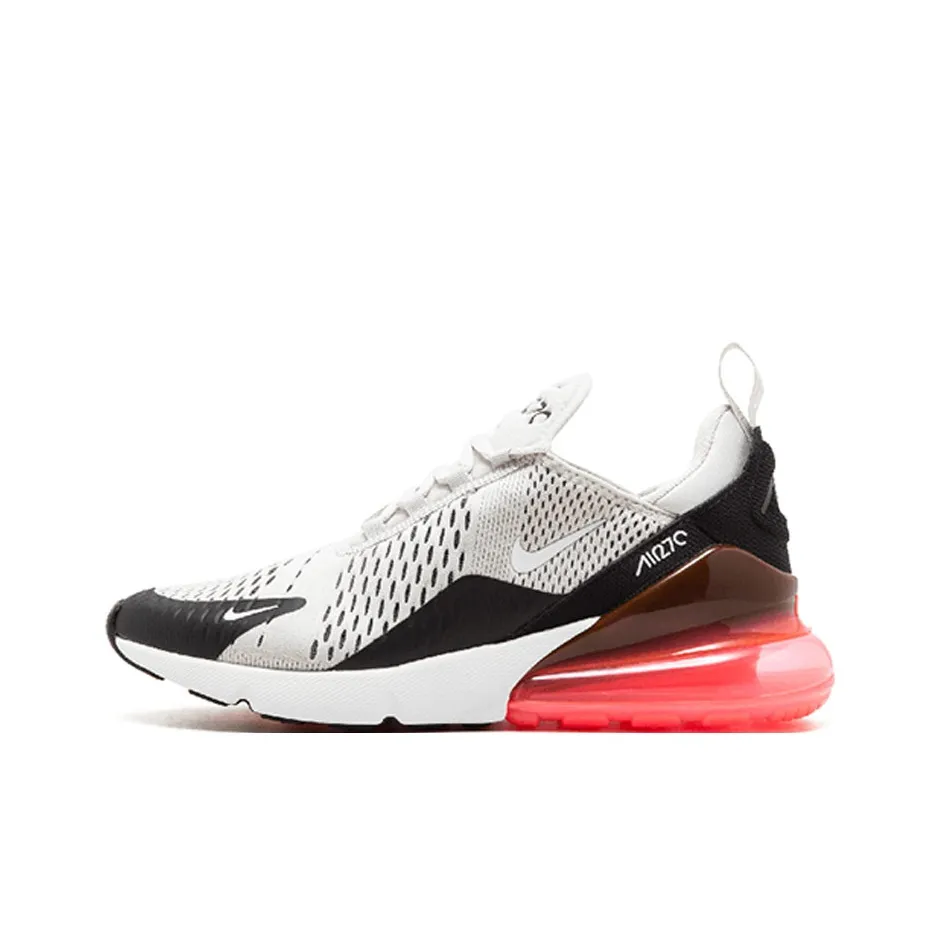 Nike Air Max 270 Low Топ Повседневные Беговые Кроссовки Мужские Черные Белые