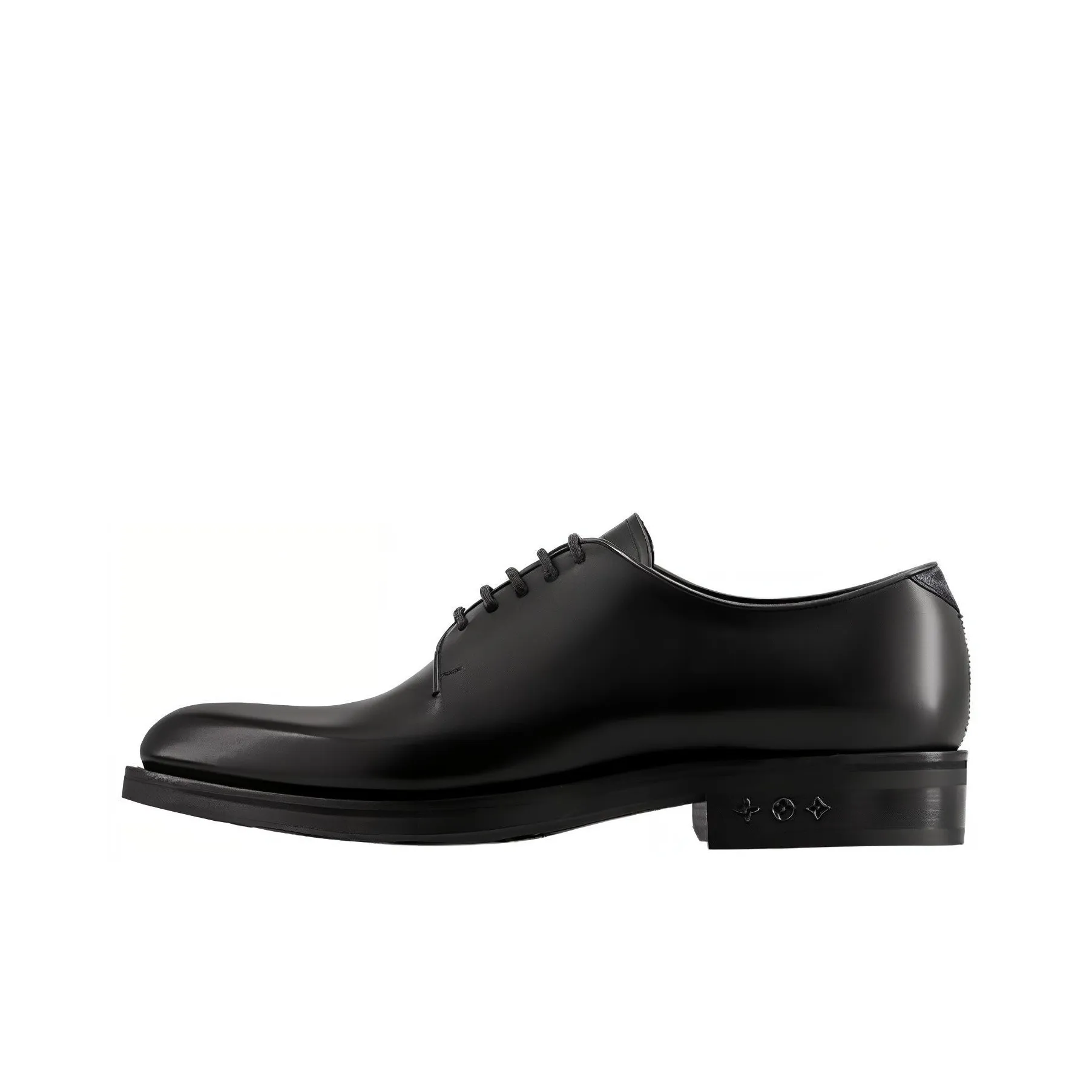 LOUIS VUITTON Fle Dress Shoes Men's Black