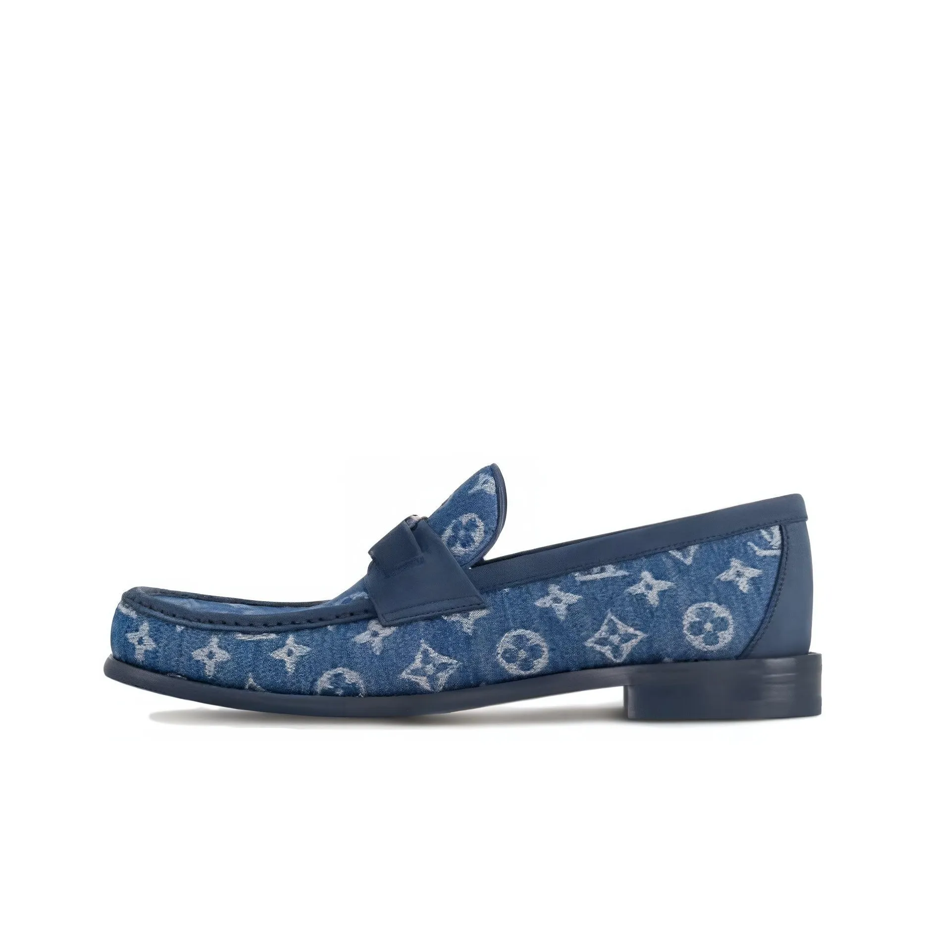 LOUIS VUITTON Major Loafers Men's Blue