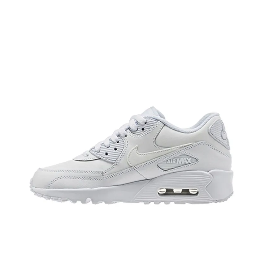 Nike Air Max 90 Low Топ Беговые кроссовки Женские Белые