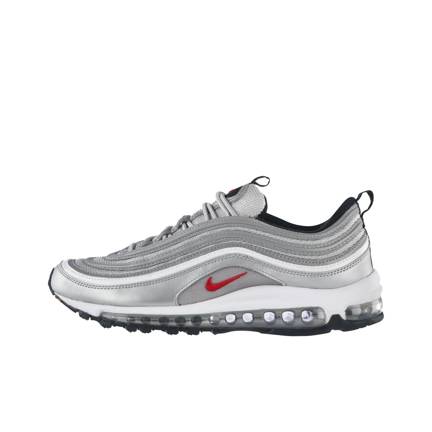Nike Air Max 97 Low Топ Марафон Беговые кроссовки Мужской Серый