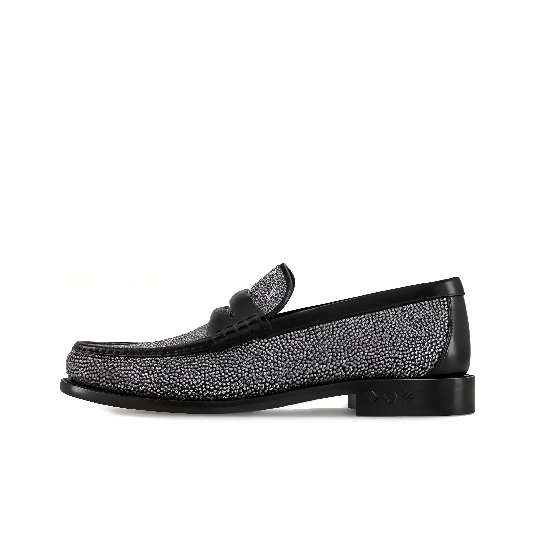 LOUIS VUITTON Loafers Men's Black