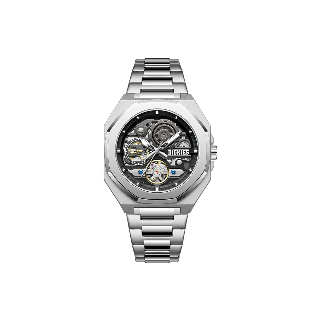 Dickies Наручные часы Механический механизм Черный циферблат Мужские часы