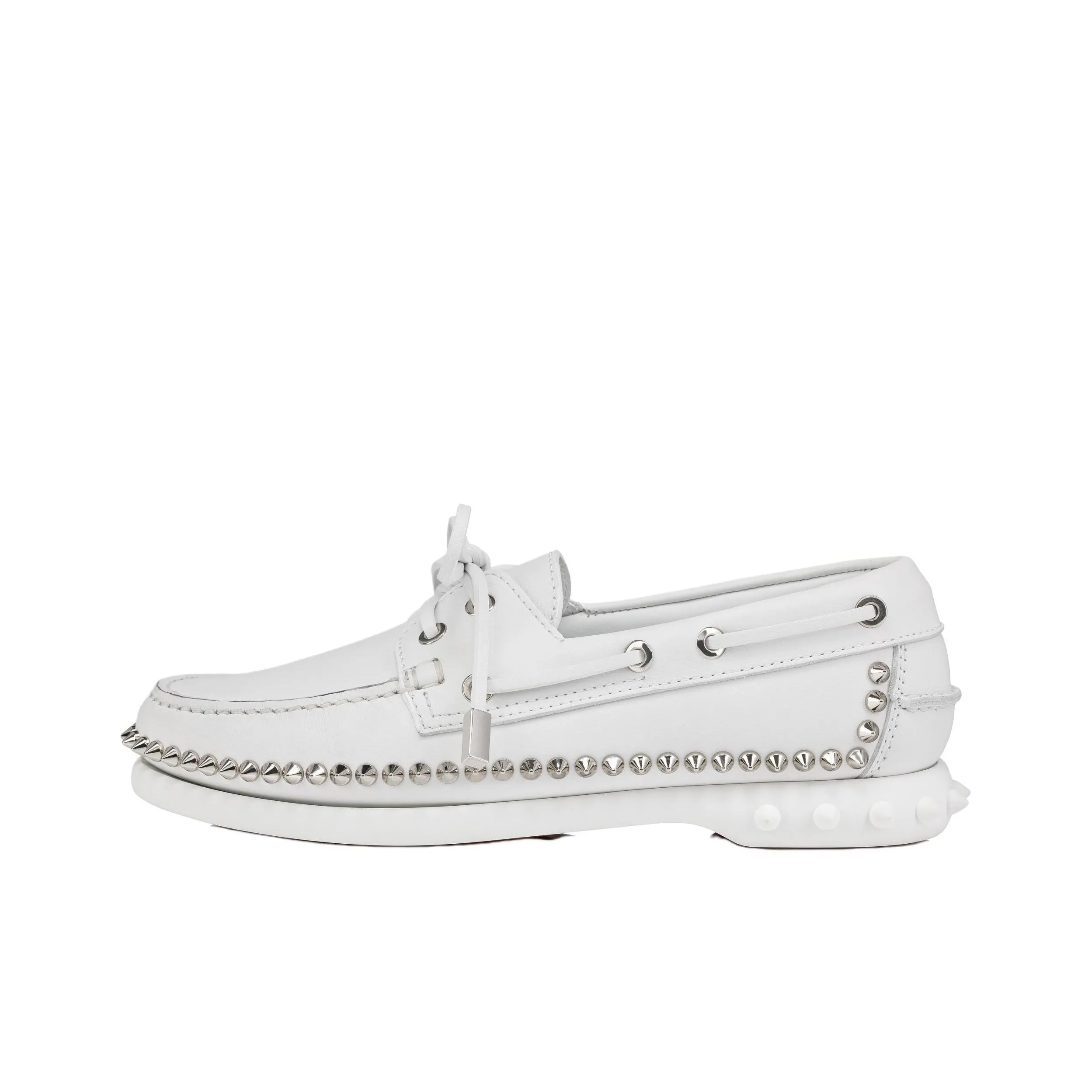 CL LUBOTING Gerockel Boat Shoes Women's White