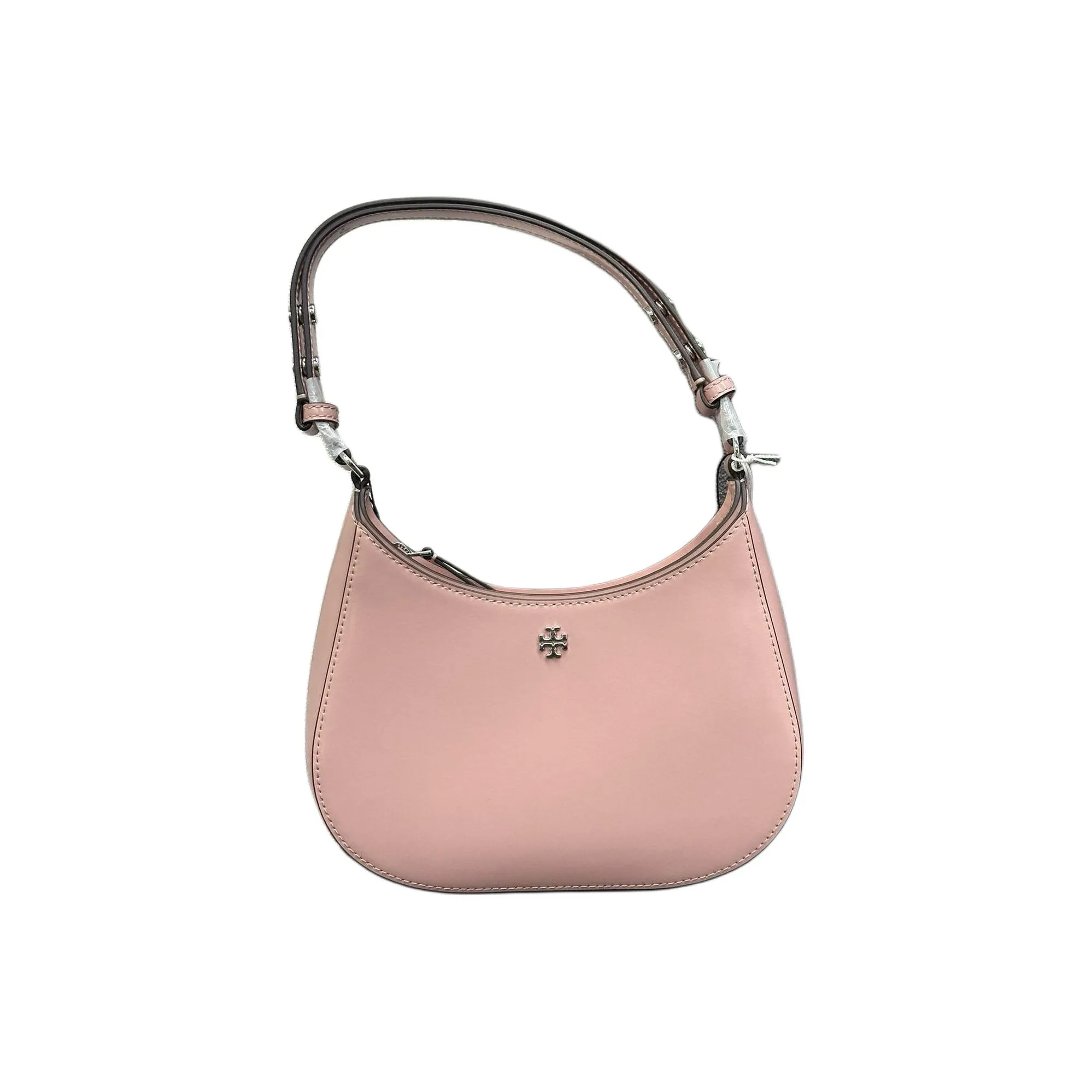 Tory Burch Emerson Лакированная кожа Сумка через плечо Маленькая Женская Глиняно-розовая