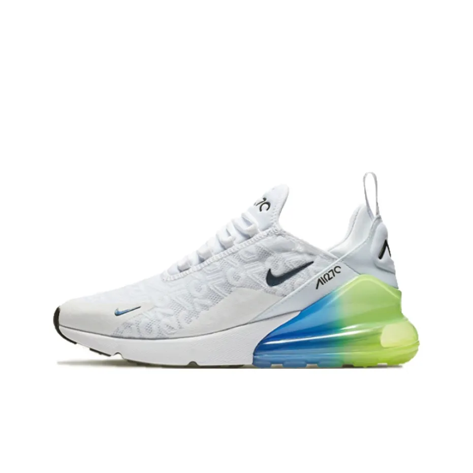 Nike Air Max 270 White Lime Blast Photo Blue