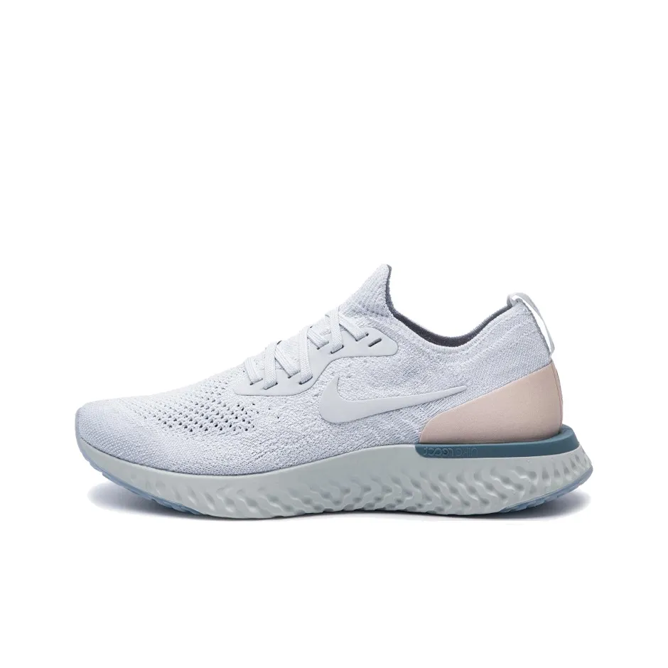 Nike Epic React Flyknit Epic React Flyknit 1 Low Топ Беговые кроссовки Женские Серый
