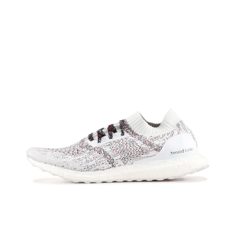 Adidas ULT Нескользящий Легкий Низкий Топ Повседневные Беговые Кроссовки Мужские Белые Тканевые Вязаные