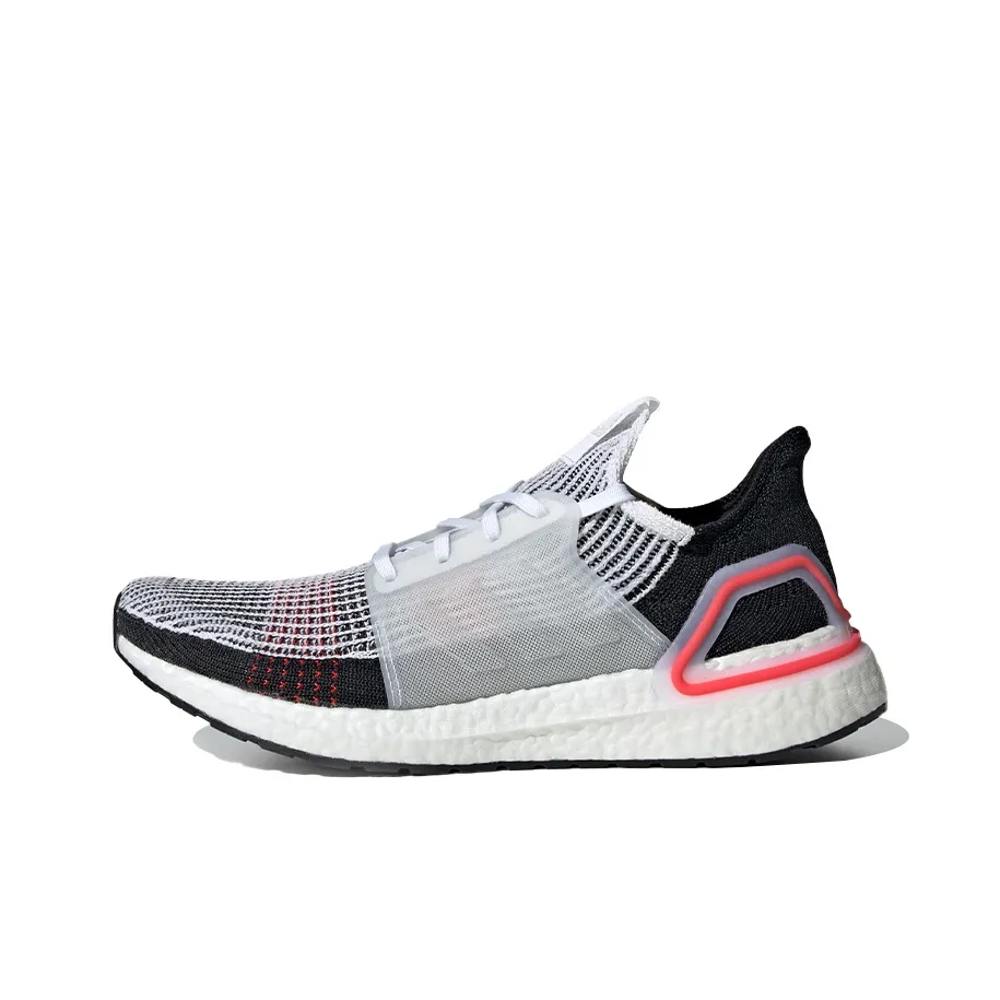 Adidas ULT Shock Absorbers Slip-resistant Abrasion-resistant Low Top Casual Running Shoes Unisex Gray Black White Pink