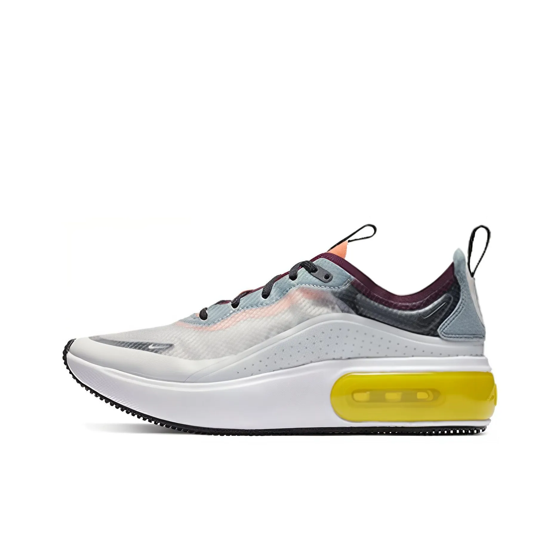 Nike Air Max DIA Low Топ Air Cushion Тренировочные Беговые Кроссовки Женские Серый Желтый