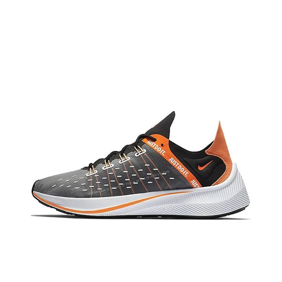 Nike EXP X14 Non Bottom Легкий Низкий Топ Марафон Беговые кроссовки Мужской Черный Серый Оранжевый