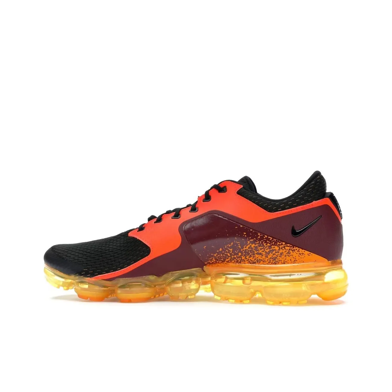 Nike VaporMax CS Low Топ Марафон Беговые кроссовки Унисекс Черный Оранжевый
