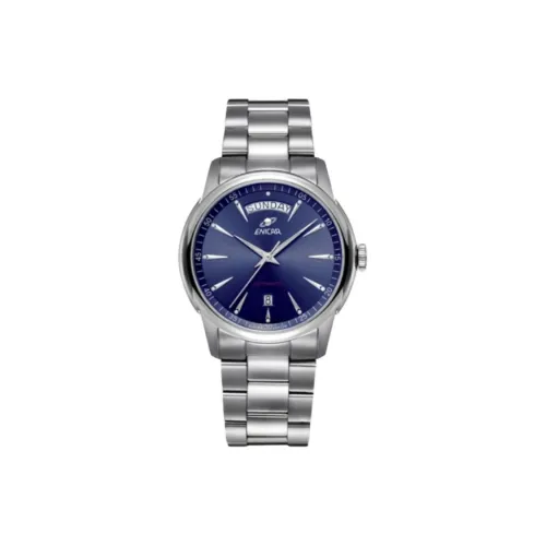ENICAR Автоматический Механический Movement Мужские Часы 42 мм Синие