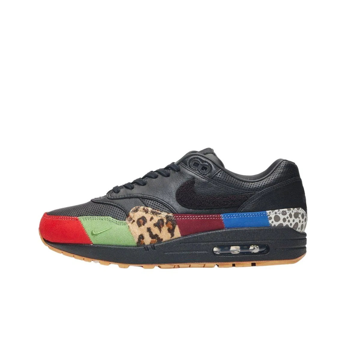 Nike Air Max 1 Running Shoes Unisex Low Top Black