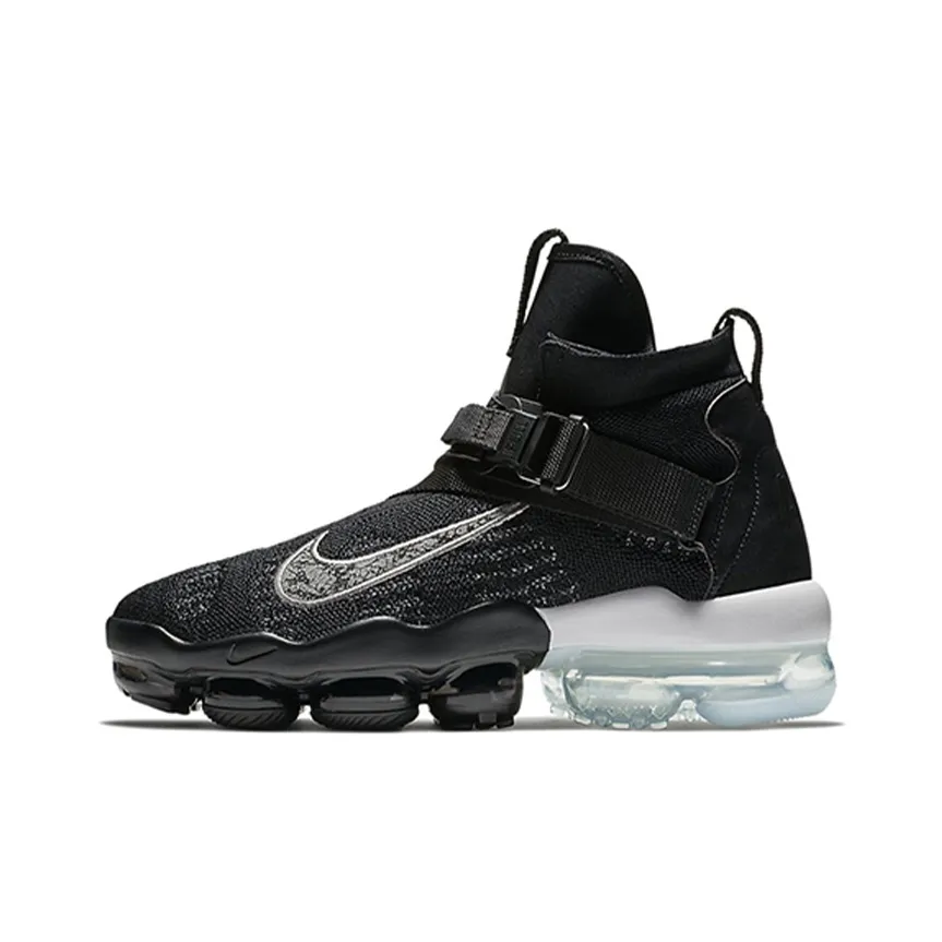 Nike High Топ Беговые кроссовки Мужской Черный Белый