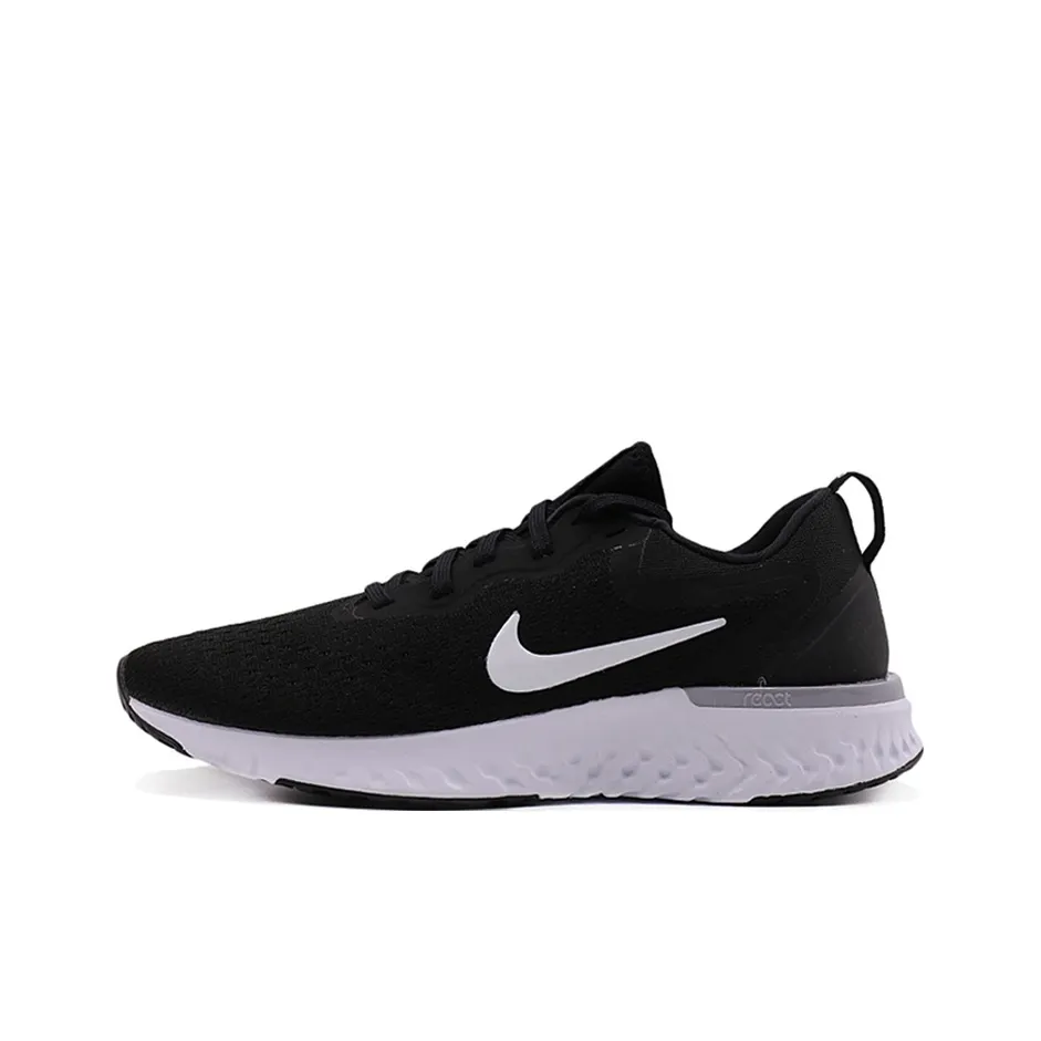 Nike React EXP Slip-resistant Abrasion-resistant Lightweight Low-Top Casual Running Shoes Men's Black White Найк React EXP противоскользящий устойчивый к истиранию легкий низкий топ повседневная обувь для бега мужская черный белый