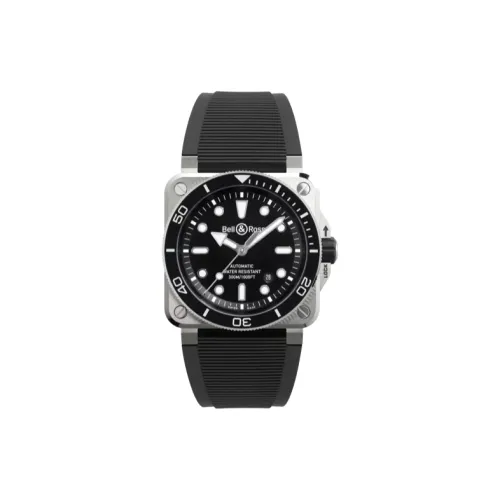 BELL & ROSS Автоматический Механический Movement Унисекс Часы 42 мм Черные