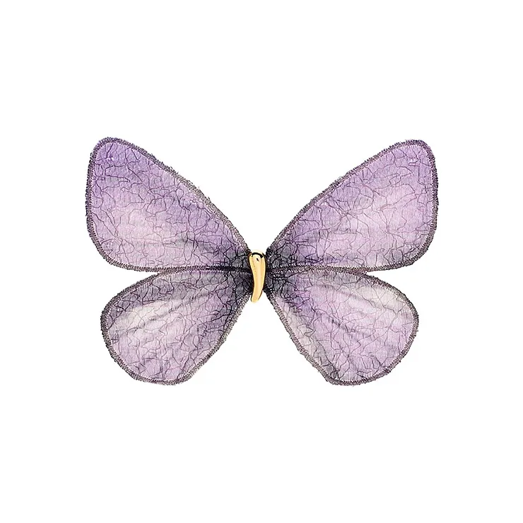 ROYALSASA Шелковый шифон Сплав Заколка для волос Женская