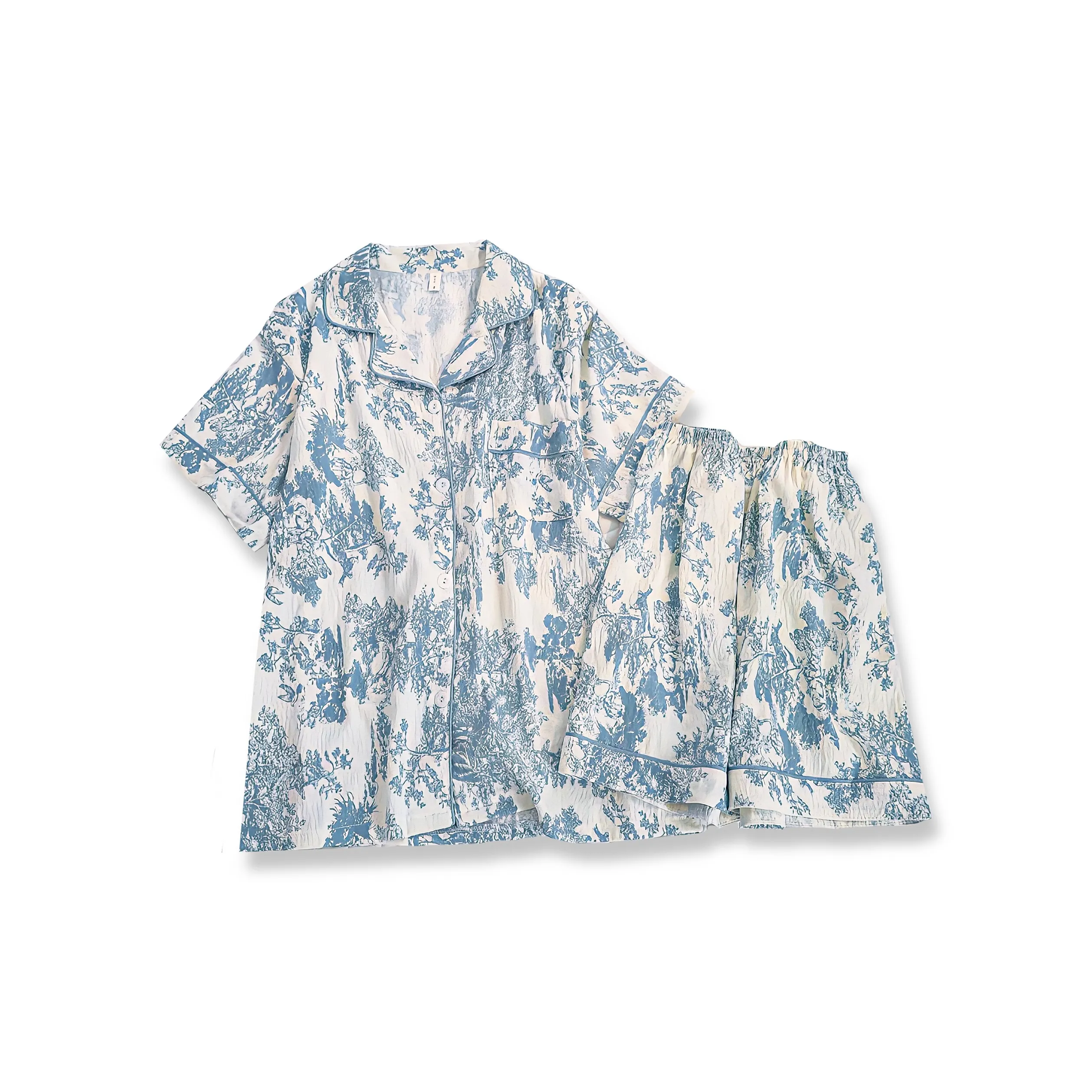 WANANNI Pajama Set Women's Blue