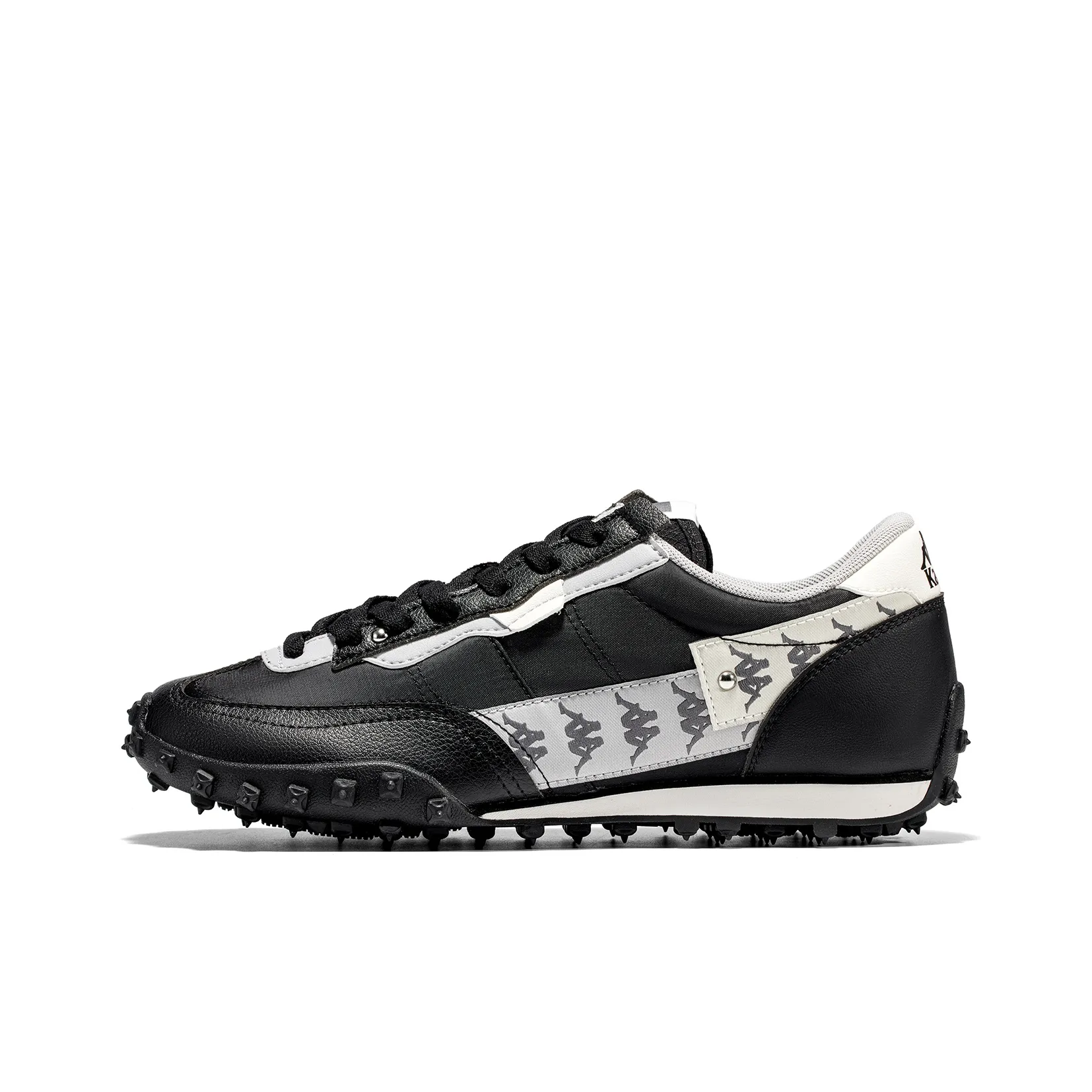 Kappa Lightweight And Breathable Running Shoes Unisex Black White