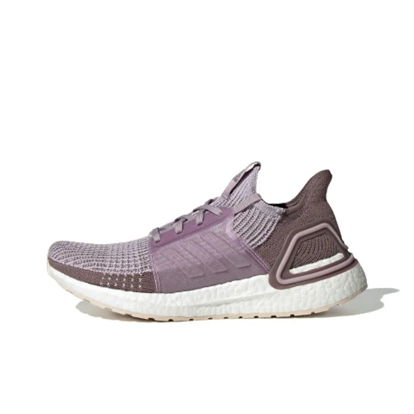 Adidas ULT Шокаблоки Низкий Верх Беговые Кроссовки Женские Коричнево-фиолетовые