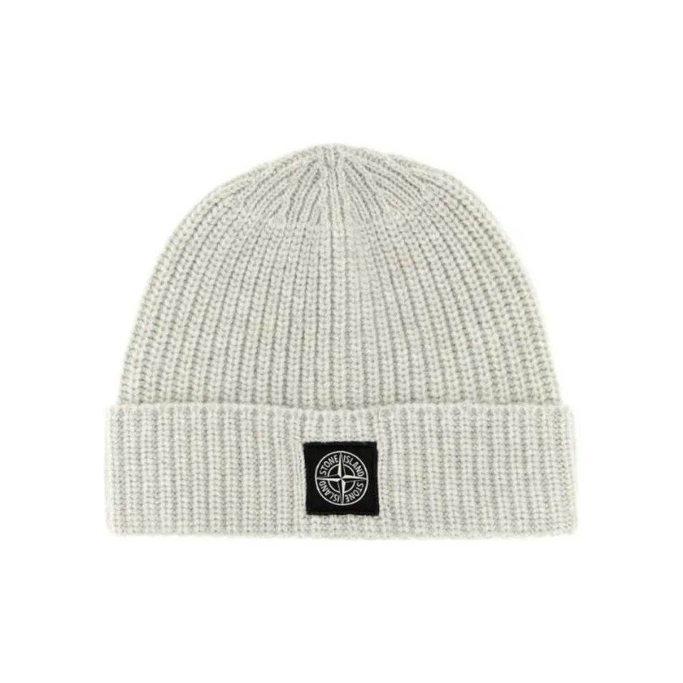 Stone Island Новая шерсть Шапки-бини Мужской Белый