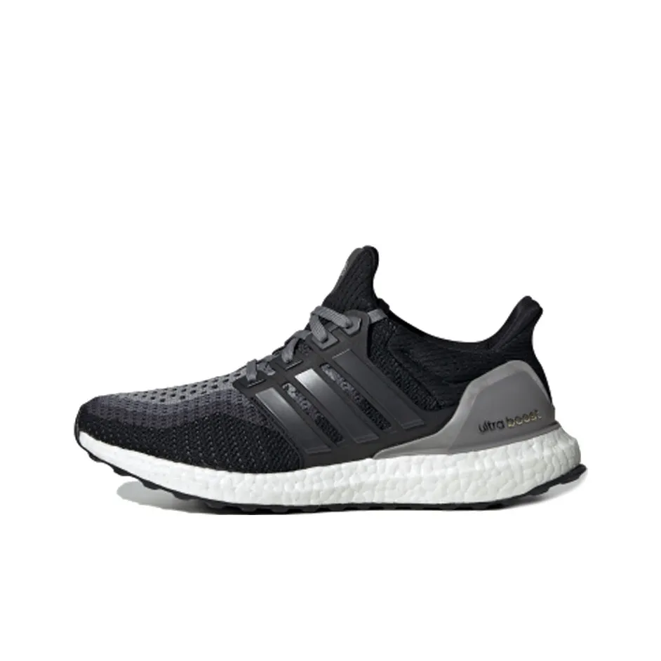 Adidas Slip-resistant Abrasion-resistant Lightweight Low-Top Running Shoes Unisex Black Gray Adidas Противоскользящие Устойчивые к истиранию Легкие Низкие Беговые Кроссовки Унисекс Черный Серый