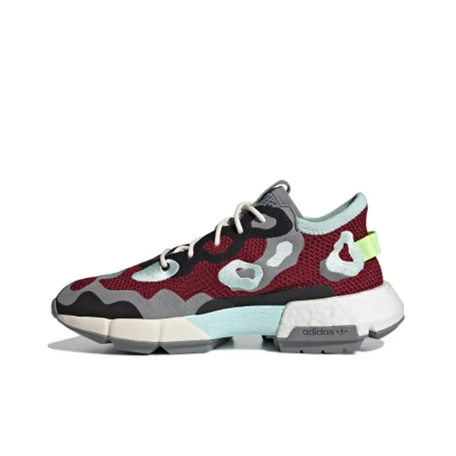 Adidas Originals POD S3,2 Амортизаторы Slip-resistant Abrasion-resistant Низкий топ Беговые кроссовки Унисекс Красный